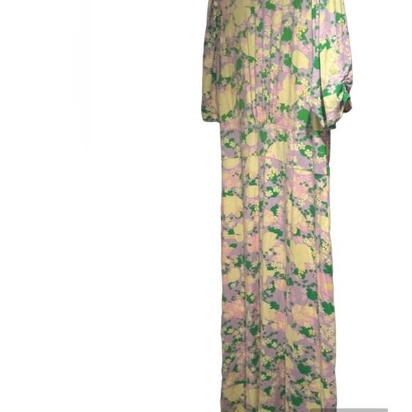 Asos Curve Button Through Dress in Pastel Floral - Picture 4 of 6